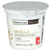American Basics Am Basics 6oz Vanilla Yogurt