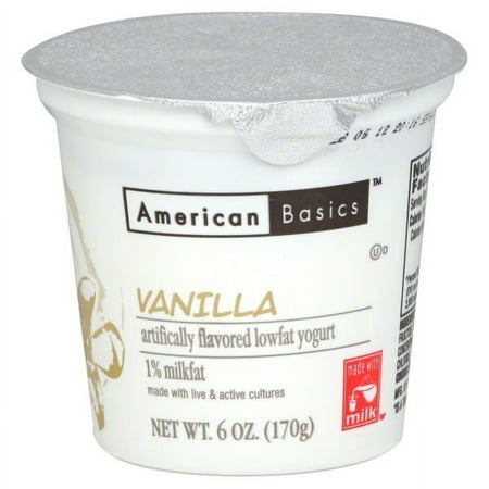 American Basics Am Basics 6oz Vanilla Yogurt