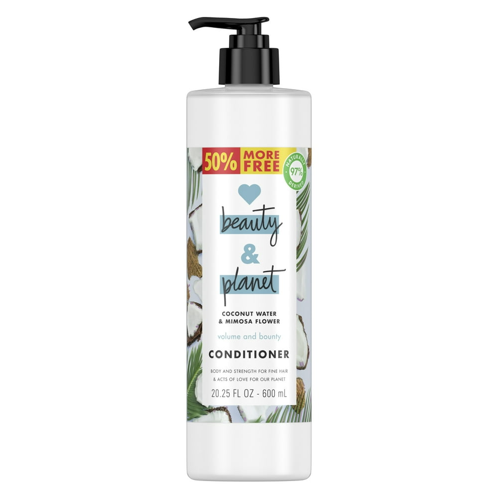 Love Beauty and Conditioner Volume and Bounty Coconut Water