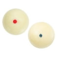 thumbnail image 3 of Baluue 2Pcs Pool Cue Balls Balance Resin White Color For All Skill Levels, 3 of 8
