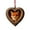 Fox, variant on Summercome Animal Christmas Ornament, Heart-Shape Forest Christmas Ornaments, 2D Forest Animal Decoration, Hanging Woodland Pendant for Xmas Tree, Hanging Ornament Home Party Decor, Polar Bear