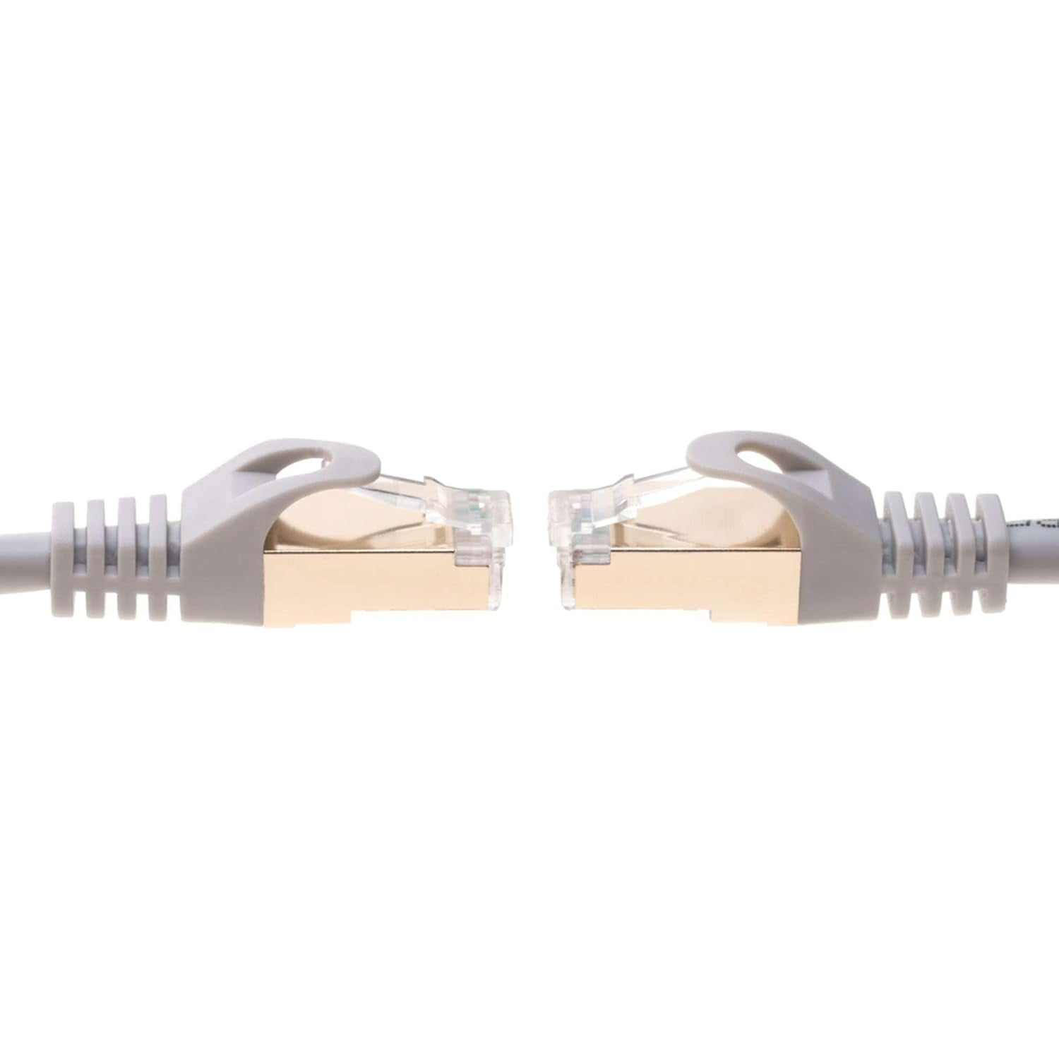 Cat7 Ethernet Cable 1 pack of 50FT Copper Shielded RJ45 Cord for Router, PC, Gaming, Servers, PoE Security Cameras, Smart TVs, 10Gbps 600MHz High-Speed Network Patch, Gray, Cables Direct Online