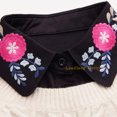 thumbnail image 7 of LoudSung Detachable Fake Collar Half Shirt Blouse False Collar Embroidery Dickey Design for Women Girls, 7 of 7