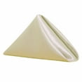 thumbnail image 2 of Cloth Napkins - Polyester Napkins 20 Inch, 10 Pack Satin Placemats for Wedding Banquet, Hotel Dining, Party Table Decor, Wrinkle Resistant, Machine Washable F, 2 of 9