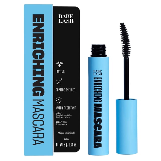 Mascara Babe Original, enriquecedora, a prueba de manchas, resistente al agua