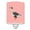 Pink, variant on Caroline's Treasures BB7895CNL West of England Goose Pink Check Ceramic Night Light, 6x4x3", multicolor