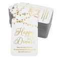 thumbnail image 1 of Inkdotpot 100 Pack Happy Diwali Favor Paper Tags Craft Real Gold Foil Hang Tag, 1 of 1