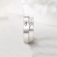 thumbnail image 2 of Juego de anillos ajustables para parejas, joyería de lujo para amantes, regalo para mujeres y hombres, regalos de vacaciones, 1 ud./par, 2 of 4