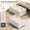 White, variant on Under Bed Storage Drawers with Wheels, Wooden Rolling Shoe Organizer, Space Saving Rustic Brown 90L Storage Box