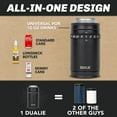 thumbnail image 3 of DUALIE Tracker Drink Cooler - Game Score Counter and 3 in 1 Insulated Can Cooler - Universal Size for 12 oz Cans, Slim Cans, and Bottles - Black, 3 of 6