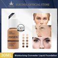 thumbnail image 2 of PHOERA Base de maquillaje corrector de cobertura total, mate, iluminador, de larga duración, Reino Unido, beige buff, 106, 2 of 2