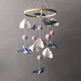 thumbnail image 1 of Móvil de Fieltro para Cuna de Bebé, Campanas de Viento Colgantes para Guardería para Techo de Dormitorio, Regalos de Ducha, Ligero pájaro Cola Móvil de cuna para niños, 1 of 7