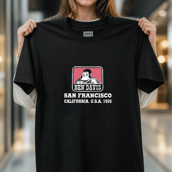 San Francisco California Ben Davis Fashion Logo Graphic Apparel Unisex T-Shirt L315, S- 5XL