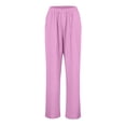 thumbnail image 4 of Gunia Wide Leg Pants For Girls Stylish Comfortable Casual Soft Everyday Wear With Elastic Waist Playful Outdoor School Trousers 4-15 Years, 4 of 6