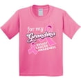 thumbnail image 3 of Inktastic For My Grandma-breast Cancer Awareness Youth T-Shirt, 3 of 5