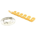 thumbnail image 4 of Almencla 25cm Exhaust Pipe Protector Guard Heat for 2 Stroke Motorcycle Yellow, 4 of 8