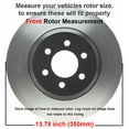 thumbnail image 4 of Detroit Axle - Brake Kit for 2012-2020 Ford F-150 Drilled & Slotted Disc Brake Rotors and Ceramic Brakes Pads 2013 2014 2015 2016 2017 2018 2019 Front and Rear Replacement, 4 of 13
