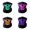 Set-3, variant on 4PC Skull Balaclava and Ghost Mask, Breathable Motorcycle Balaclava Scary Halloween Mask, Cool Motorcycle Face Masks for Men, Half Face for Skiing Riding,10x19 Inch
