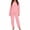 #-Pink, variant on CAZOFW Pajamas for Women,Crew Neck Pullover Long Sleeve Top Pants Set Casual Loungewear Sizes S-XL