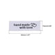 thumbnail image 2 of Uxcell 40 piezas Etiquetas de Costura Hechas a Mano con Amor Etiquetas Personalizadas Etiquetas Satinadas Embellecidas Tejidas para Coser en Ropa Blanca, 2 of 7