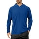 thumbnail image 2 of pstuiky camisetas de manga larga para hombre, Blusa de manga larga con capucha y protector solar de verano para hombre, transpirable, de color liso top de hombre s, 2 of 6
