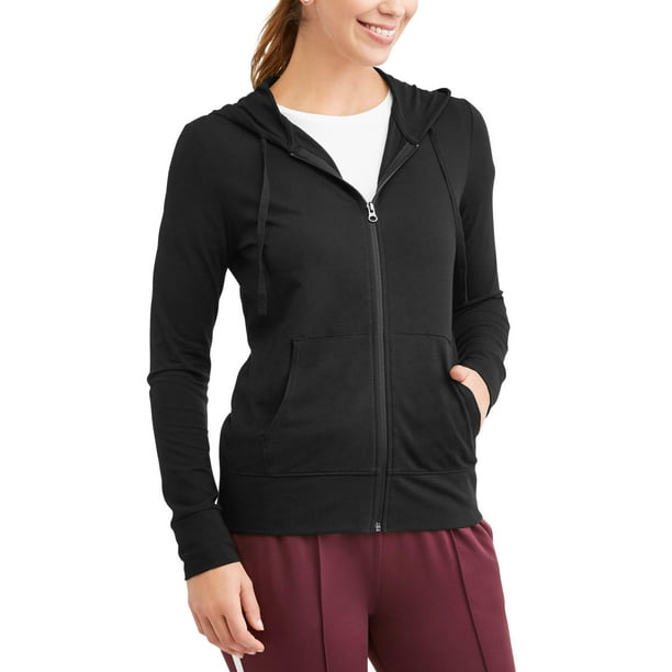 Athletic Works - Women's Athleisure French Terry Full Zip Hoodie ...