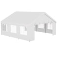 thumbnail image 1 of Outsunny 19.5' x 19' Party Tent, UV Protective, with 2 Doors and 6 Windows, 1 of 10