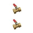 thumbnail image 1 of Válvula de bola de latón Injueey conector de manguera de Rosca macho y hembra interruptor de Control de flujo de agua, 1 of 6