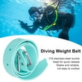thumbnail image 4 of Cinturón de Pesas para Buceo, Cinturón de Pesas de Buceo de Silicona Ajustable, Cinturón de Pesas para Pesca Submarina Con Hebilla de Liberación Rápida, Cinturón de Buceo, 4 of 7