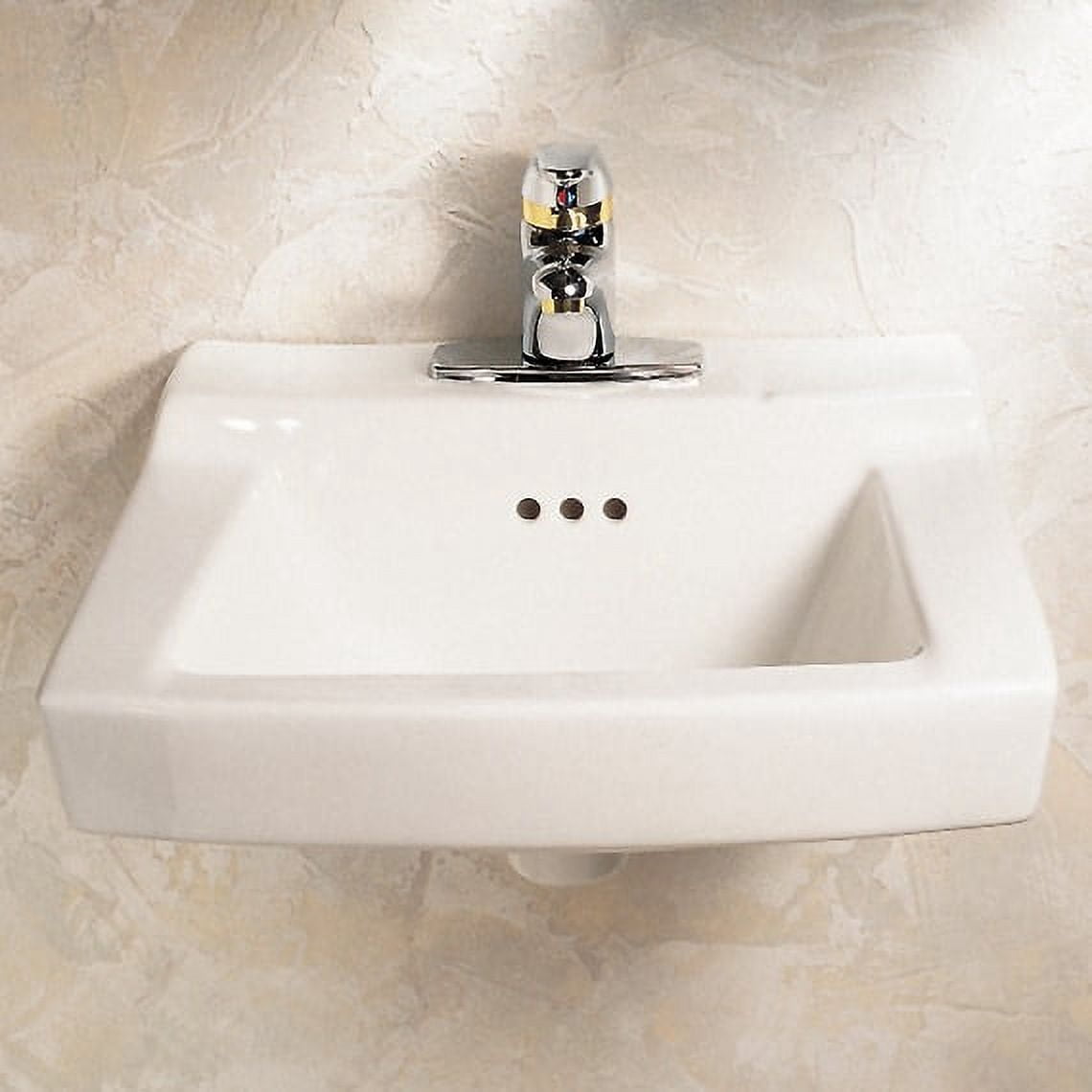 American Standard Comrade Wall-Mounted Bathroom Sink for Wall Hanger in White