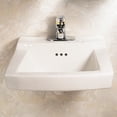 thumbnail image 4 of American Standard Comrade Wall-Mounted Bathroom Sink for Wall Hanger in White, 4 of 4