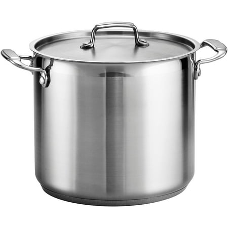 Tramontina Gourmet 12-Quart Covered Stainless Steel Stock