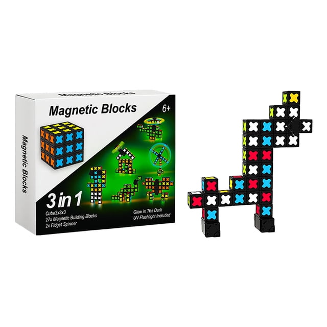 WUSUOWEI 1Set Glowing Cube,Transformable Cube,2x2x2 Cube,4 in 1 Toy,Stress Reliefving Sensory Gift,Building Blockings,Transformable Fun Puzzle Game Toy for Birthday Gift,Kids,Adults,Family Party