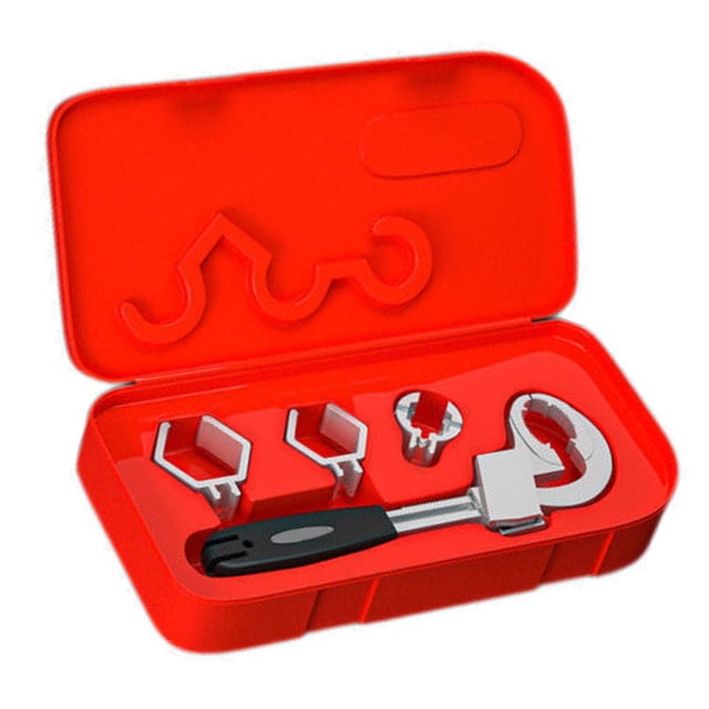 Llave inglesa ajustable para baño, llave de baño multifuncional, herramienta para llave de arco, llave dentada de arco, estética elegante