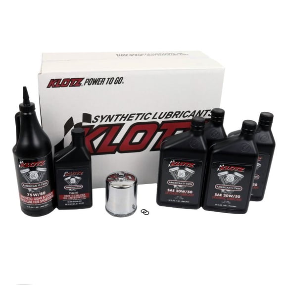 Klotz Lubricants KH-104 Klotz Oil Change Kit Harley Evolution Sportster
