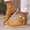 Yellow1, variant on Kojanyu Women's Gladiator Sandals Strappy Espadrille Flat Sandals Comfortable Woven Sole Summer Beach Casual Walking Shoes