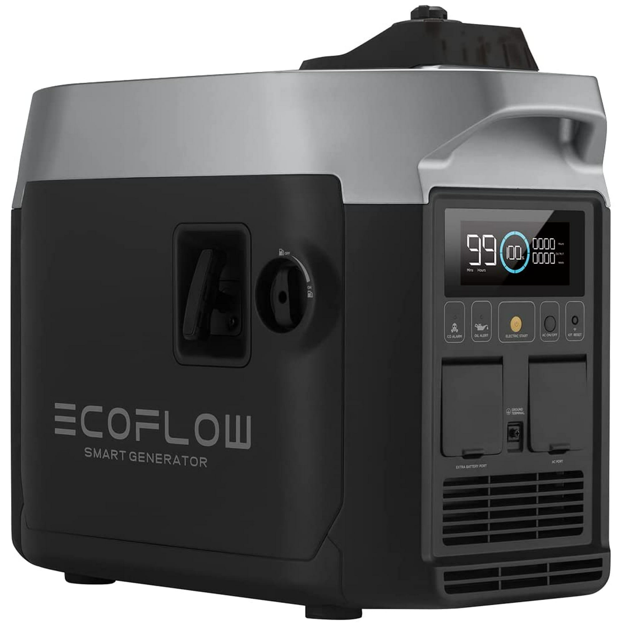 EcoFlow Smart Generator,Unleaded Gasoline 4L Inverter Generator,Integrates With Delta Pro and Delta Max,1800W AC Output,for Outdoor Camping,Home Walmart.com