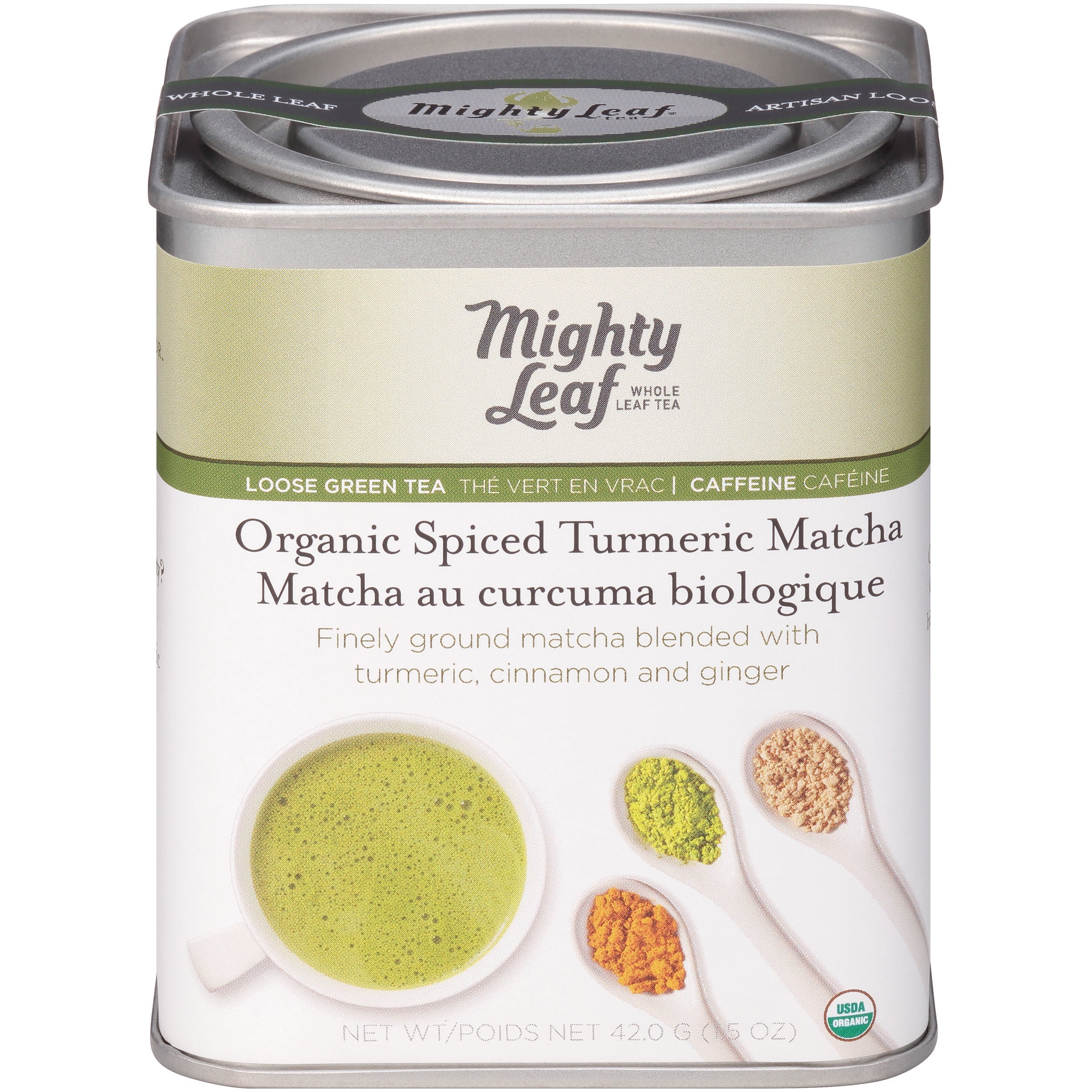 Mighty Leaf Organic Spiced Turmeric Matcha Finely Ground Green Tea 1 5 Oz Walmart Com Walmart Com