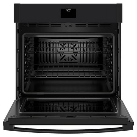 GE - 30" Built-In Single Electric Convection Wall Oven with No Preheat Air Fry - Black