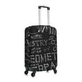 thumbnail image 3 of Xecao Black Scientific print Elastic Luggage Cover, with double-sided print , is perfect for travel, business, and daily use, 3 of 9