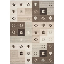 SAFAVIEH Kenya Cori Aztec Area Rug, Natural, 6' x 9'