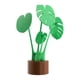 thumbnail image 2 of Monstera Plant - Coaster Set - 3D Printed - Leaves Attached, 2 of 5