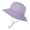 Light Purple, variant on Opolski Kids Floral Dinosaur Print Adjustable Wide Brim Anti-UV Bucket Cap Beach Sun Hat