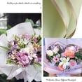 thumbnail image 4 of 20 Counts Gold Edge Flower Wrapping Paper,DIY Gift Packaging, Waterproof Floral Wrapping Paper 58 * 58cm, 4 of 5