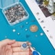 thumbnail image 4 of 100 piezas de aretes planos y redondos de acero inoxidable, accesorios para aretes, postes para aretes con presillas y cierres de metal., 4 of 9