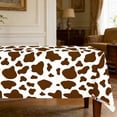 thumbnail image 6 of Dianli Table Cover Vintage Highlands Cow Plastic Table Cover 86.6x51.2in Farmhouse Floral Party Tablecloth for Birthday Rustic Theme Party Disposable Table Cover Tablecloth Highlands Cow, 6 of 6