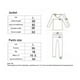 thumbnail image 3 of Sonducket Ropa interior térmica, ropa interior elástica para mujer, ropa cálida de manga larga para otoño, ropa interior elástica para invierno conjuntos de ropa Gris L Sonducket AP013605-03, 3 of 6