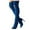 Navy, variant on Over The Knee Boots for Women Fashion Denim Ripped Peep Toe Stiletto High Heels Thigh High Boots