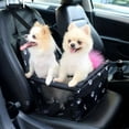 thumbnail image 6 of Dog Car Seat,Pet Car Booster Seat with PVC Support Rod and Velcro,Oxford Breathable Folding Soft Washable Travel Bags for Car Front Seat Dogs Cats or Other Small Pet, 6 of 6