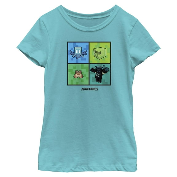 Girls Minecraft Animal Friends T Shirt